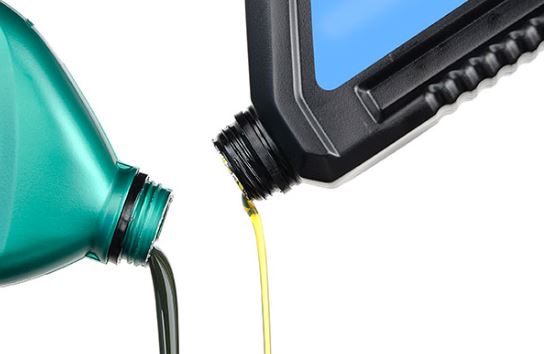  mix conventional oil with synthetic oil.
