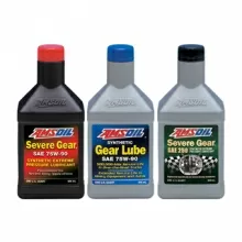 Amsoil synthetic severe gear lube product range