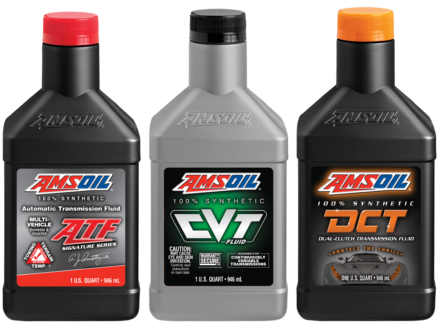 Amsoil Synthetic Gear Oil and transmisison fluid product range