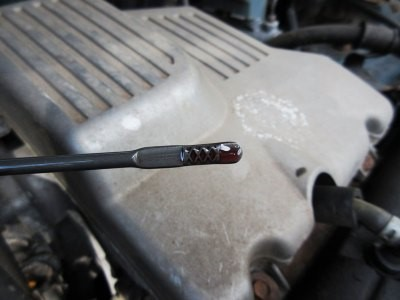Vehicle gear oil check 