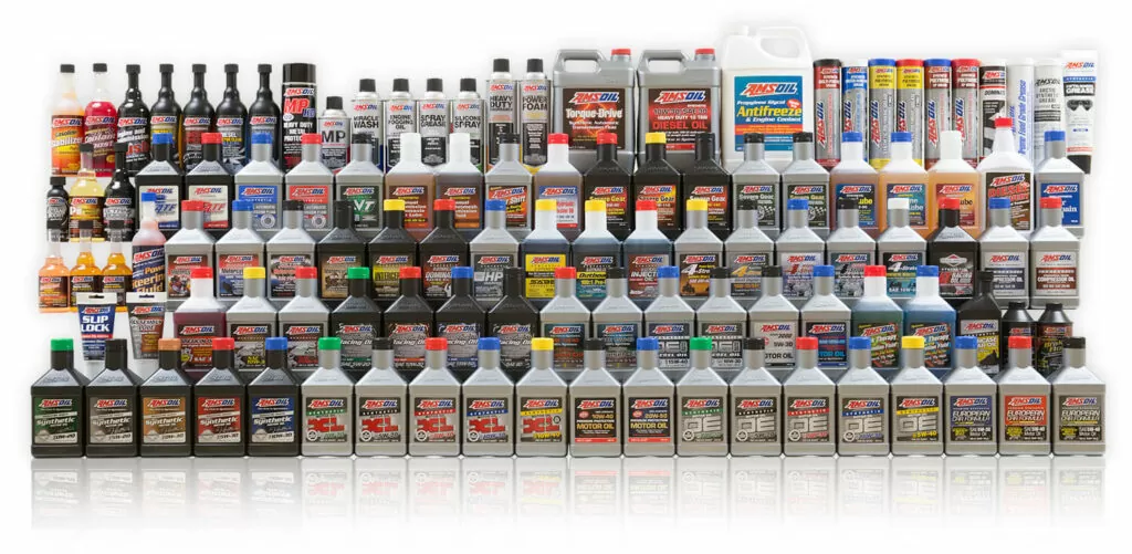 Amsoil synthetic oils products range 